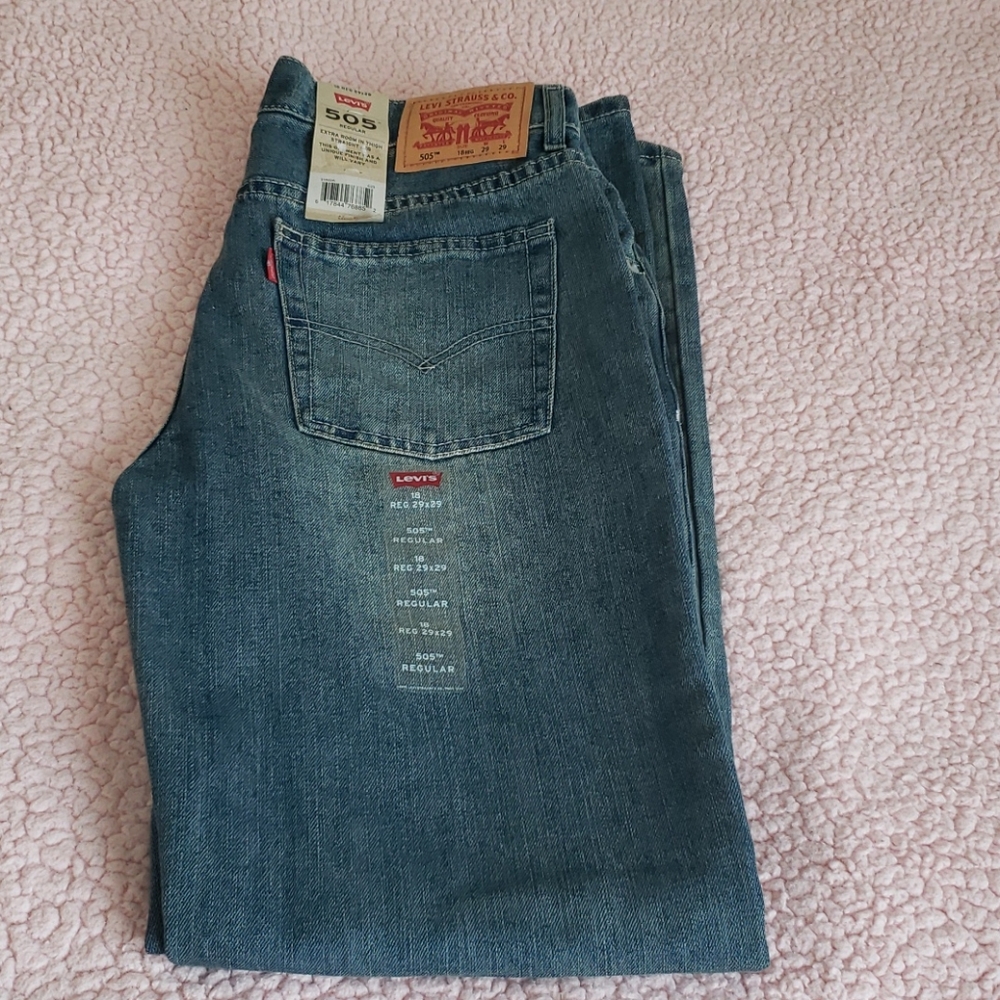 Levi's original riveted jeans pants